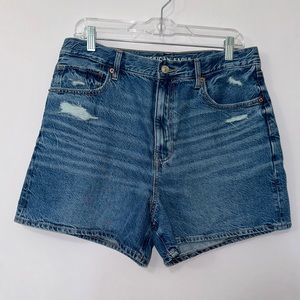 AE  Denim Mom Shorts Size 12
